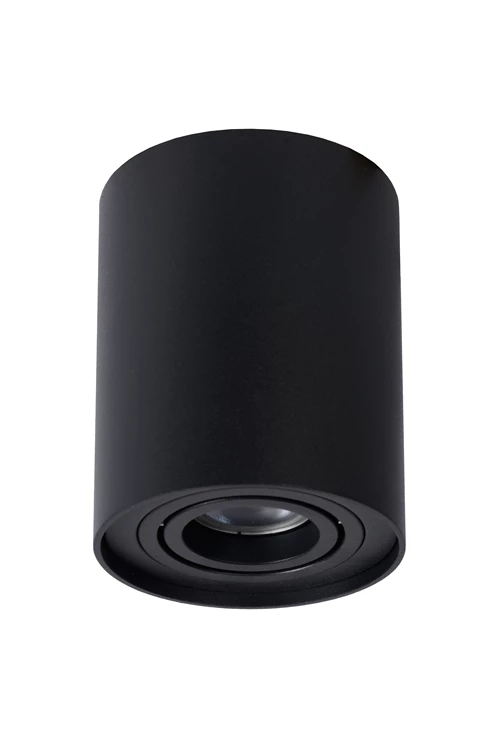 Lucide TUBE - Ceiling spotlight - Ø 9,6 cm - 1xGU10 - Black - turned off